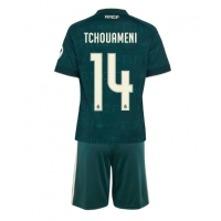 Real Madrid Aurelien Tchouameni #14 Bortatröja Barn 2026-27 Kortärmad (+ Korta byxor)